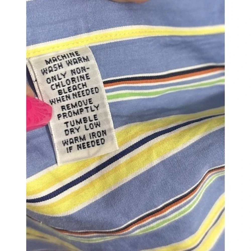 VTG Ralph Lauren Shirt Mens XL Classic Fit Striped Button Down Long Sleeve Prepp
